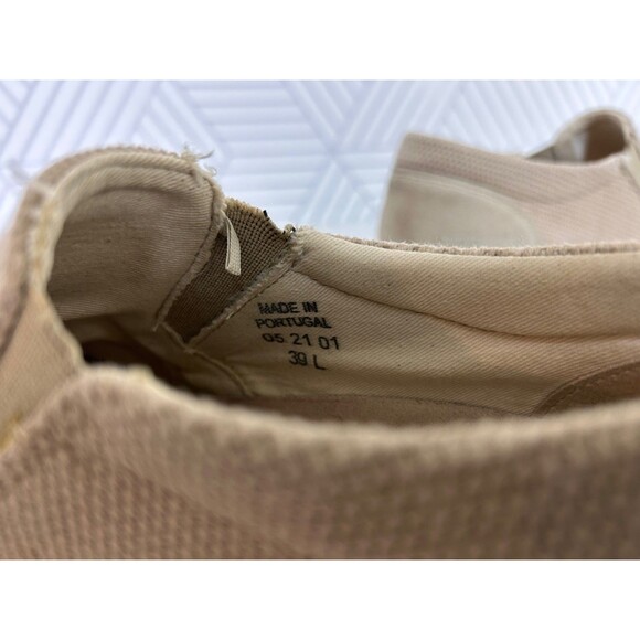 Birkenstock Oswego Slip-On Shoes Womens Size 8.5 EU 39 Taupe Beige Comfort - Picture 4 of 12